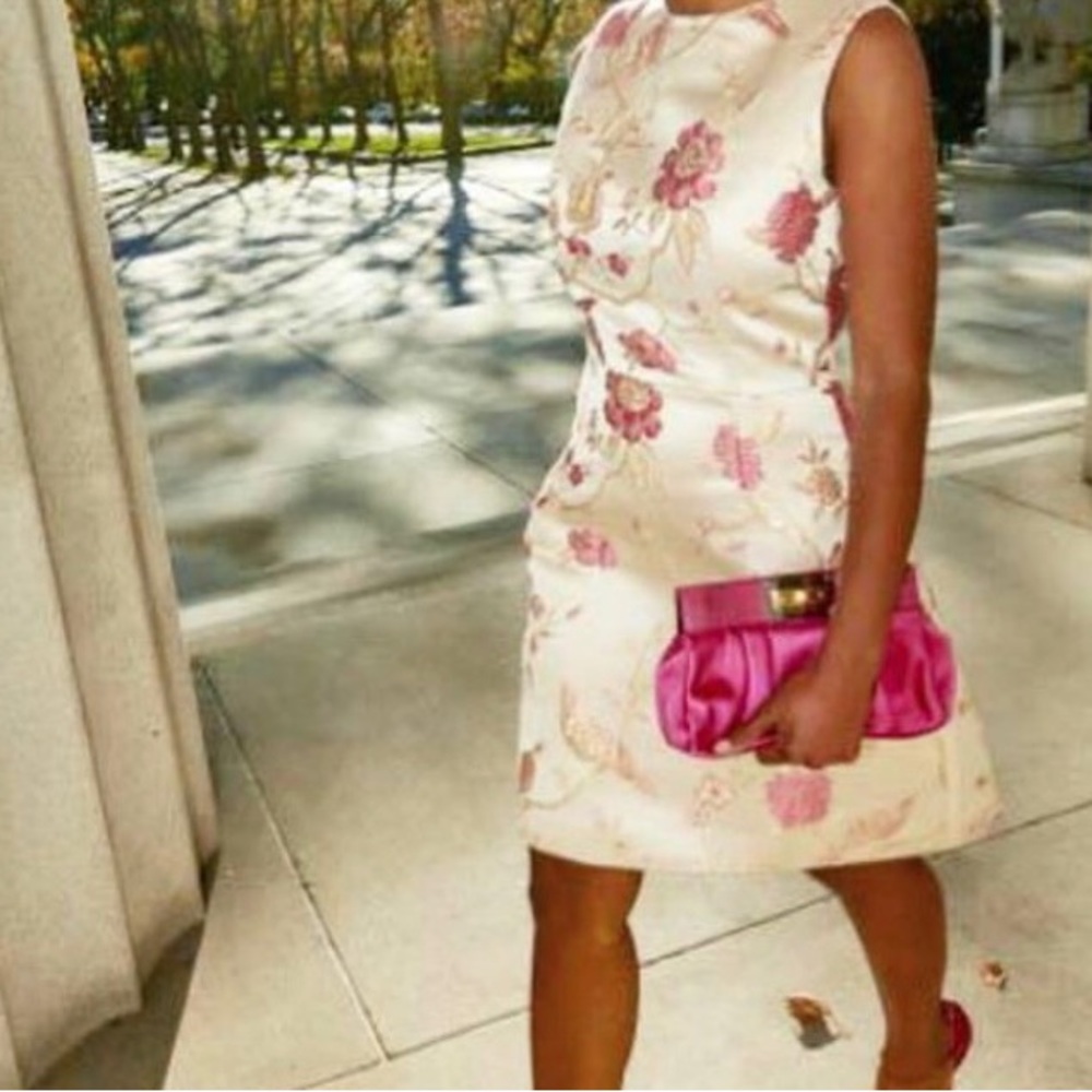Hottie + Lord Embroidered Silk Dress